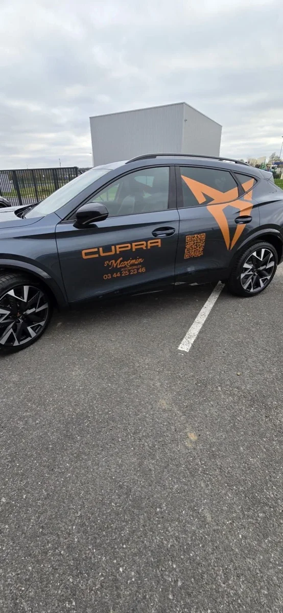 Flocage Cupra publicitaire